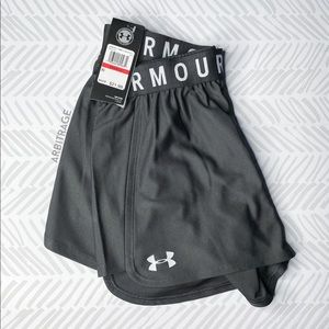 **SOLD** Under Armour Heat Gear Dark Grey Running Shorts